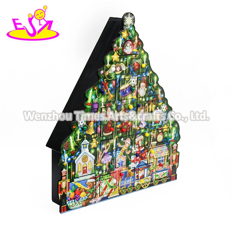 Top Sale Wooden Christmas Advent Calendar with Low Price W09f025