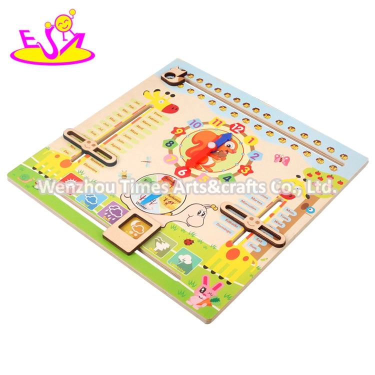 New Arrival Educational Wooden My First Calendar for Kids W09f022