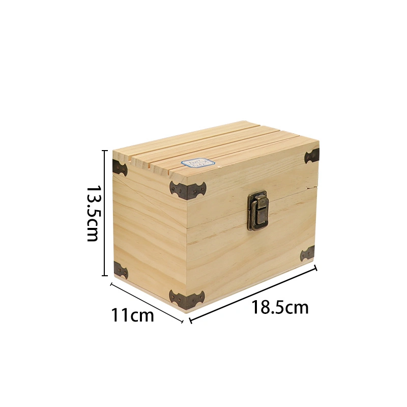 Wholesale Wooden Gift Box Chest Wooden Food Packaging Refined Tea Gift Box