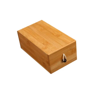 74zwholesale Kreative ausziehbare Aufbewahrungsbox aus Holz für Tee