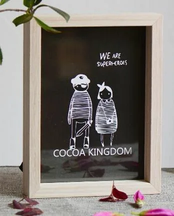 Günstigere modische Mini-Tafel aus Holz für Hochzeitsfeiern